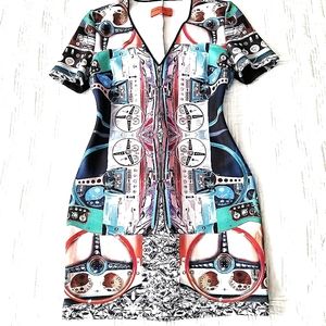 CLOVER CANYON  Unique designer bodycon  Dress!